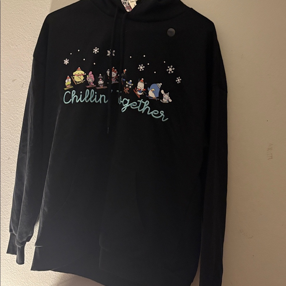 Aeropostale Black Hoodie with Sanrio Print